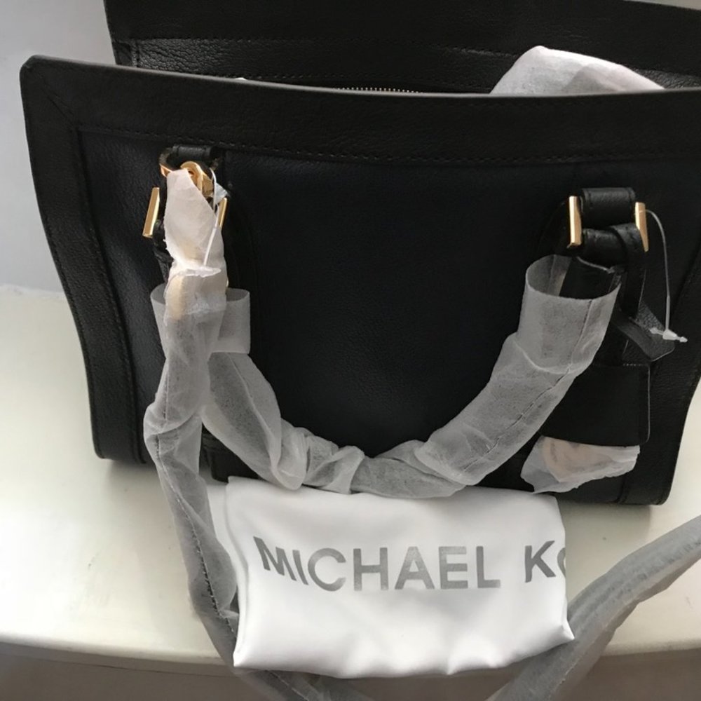 New Michael Kors Navy Blue Satchel Bag